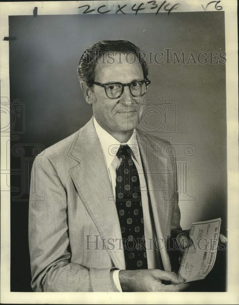 1975 Press Photo David Lanning wins New Orleans Times-Picayune word contest- Historic Images