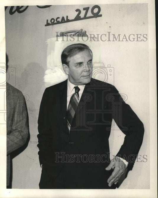 1969 Press Photo Governor John J. McKeithen addressing the Teamsters Local 270