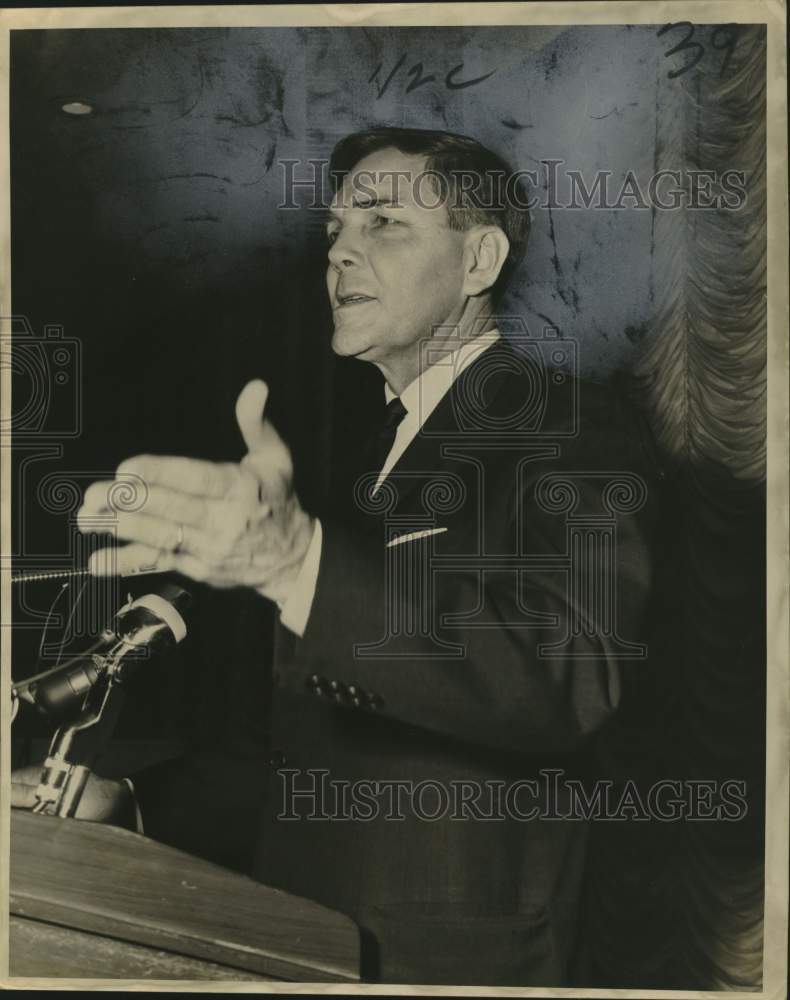 1964 Press Photo John J. McKeithen, Governor-elect of Louisiana - noo45102