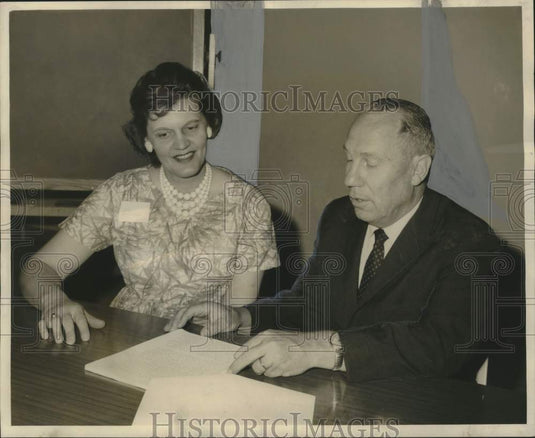 1963 Press Photo Workshop on occupational health nursing at Tulane University