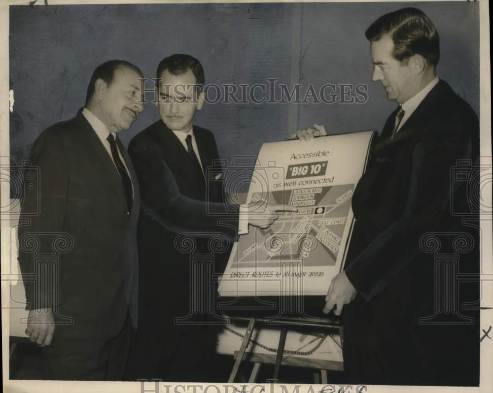 1967 Press Photo Louisiana Stadium and Exposition District open hearing- Historic Images