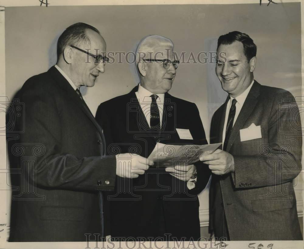 1961 Press Photo Southern Pulpwood Conservation Assoc. officers in New Orleans- Historic Images