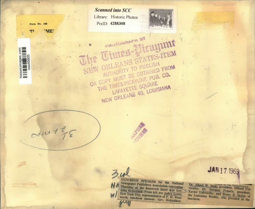 1969 Press Photo Participants at National Newspaper Publishers Assn. Convention