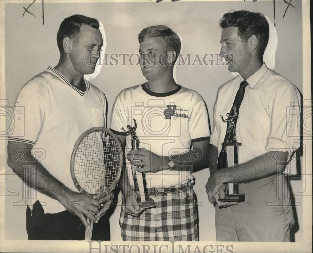 1967 Press Photo Commercial Athletic net tournament Tennis champions - noo45850- Historic Images