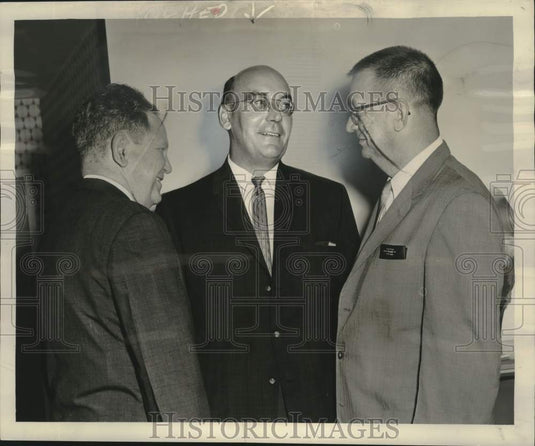 1961 Press Photo Louisiana Police Officer Convention officers - noo45890