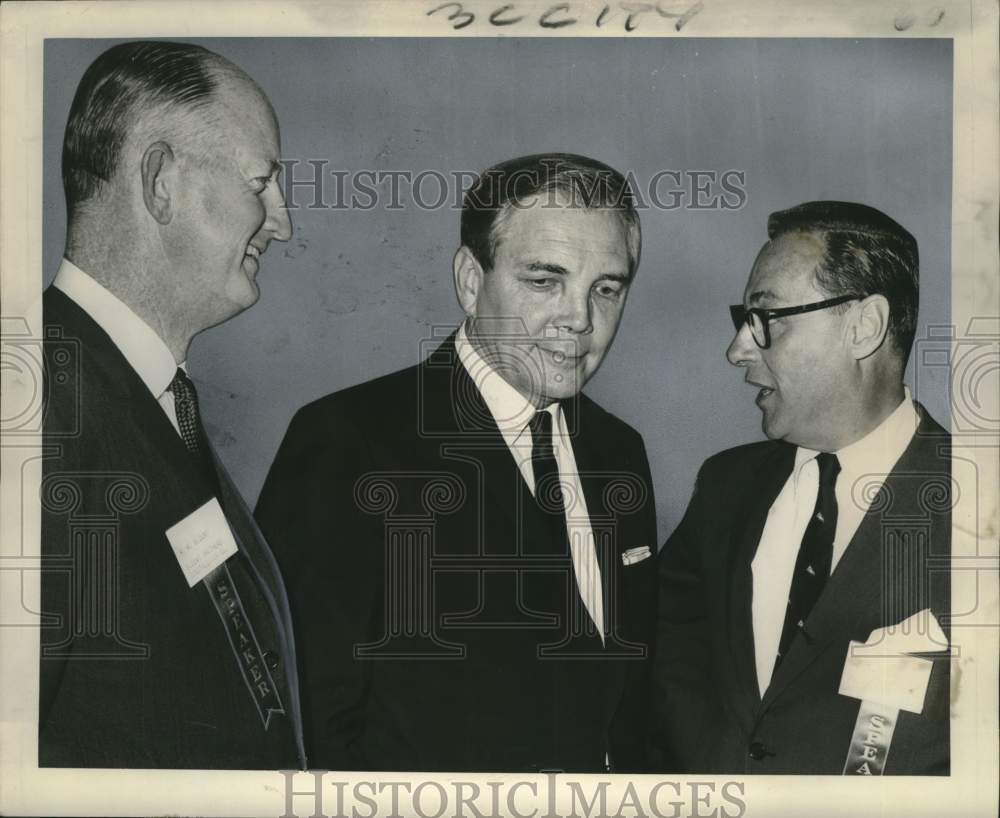 1967 Press Photo Attendees at New Orleans construction industry seminar