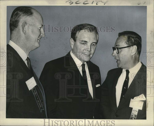 1967 Press Photo Attendees at New Orleans construction industry seminar