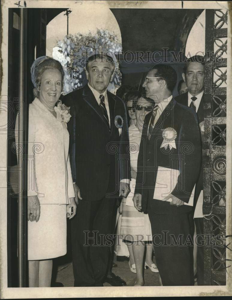 1970 Press Photo Governor John J. McKeithen, restoration of Cabildo ceremonies - Historic Images