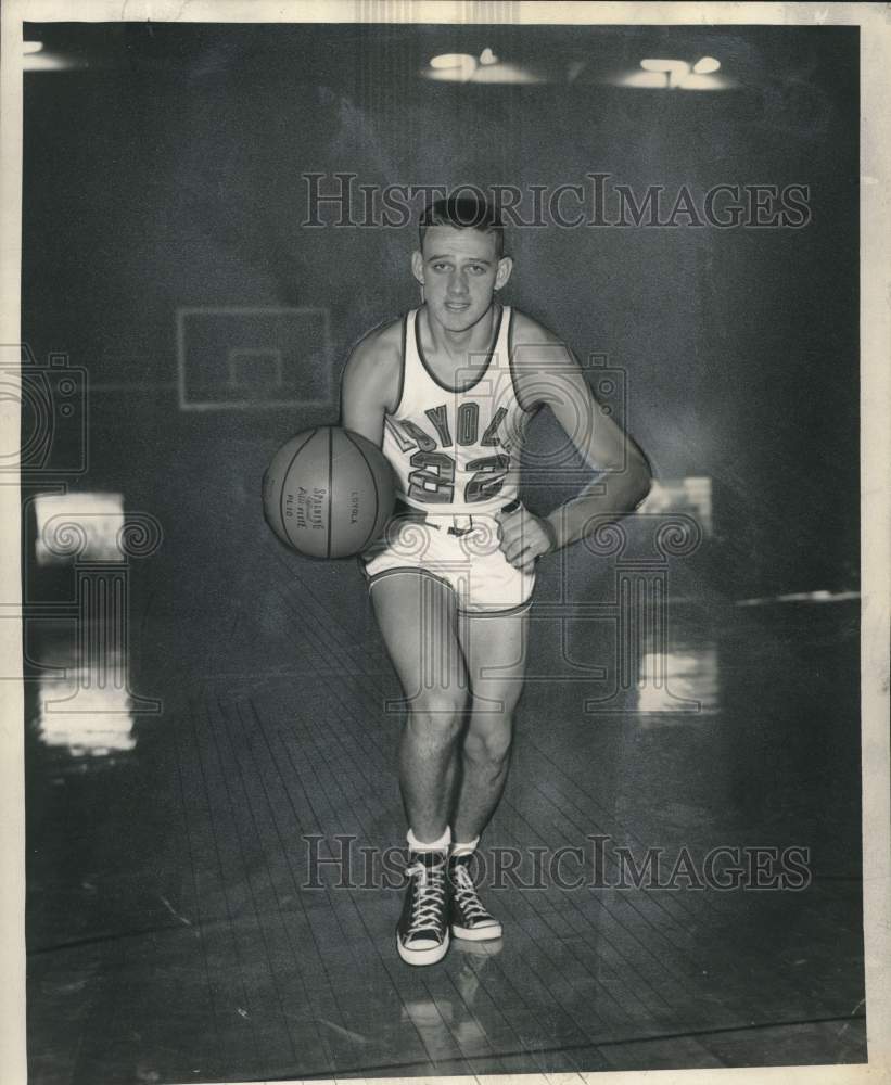 1967 Press Photo Guard Bob McLaughlin, 6-1, Sophomore from New Albany Indiana
