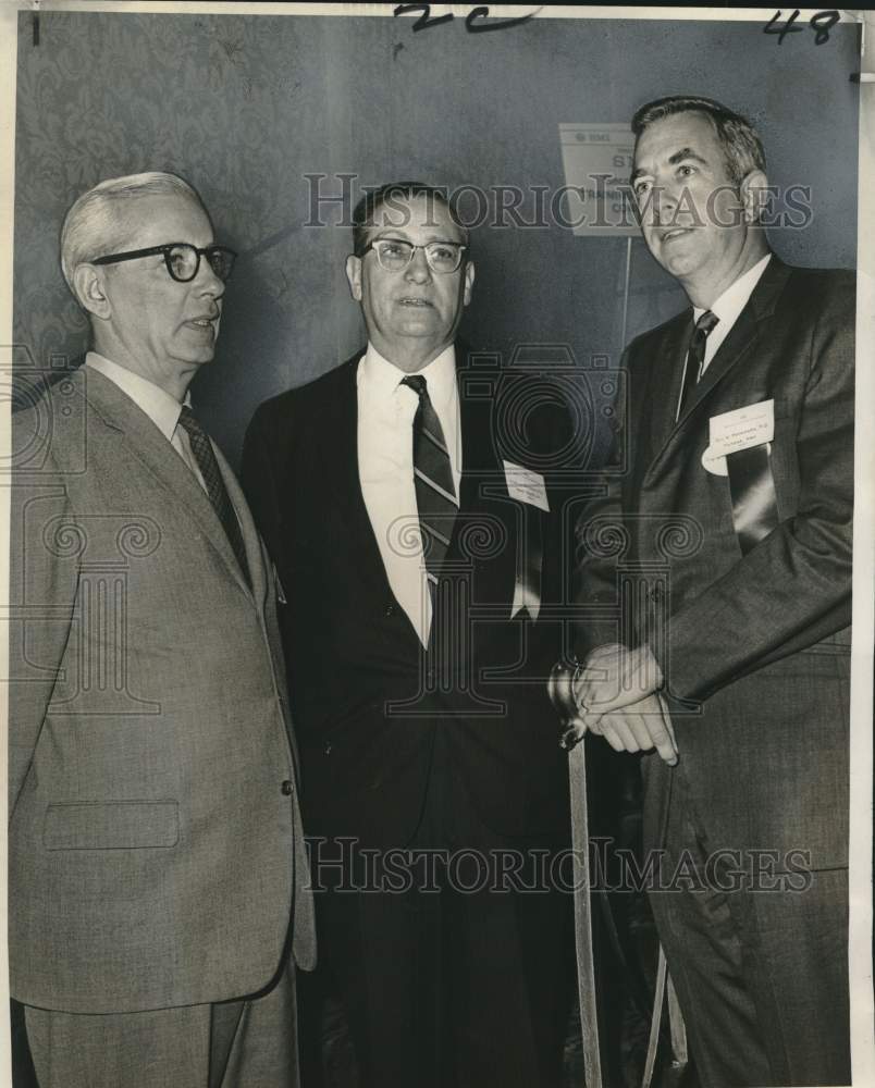 1967 Press Photo Speakers at a symposium on &quot;Mental Depression&quot; at Fontainebleau