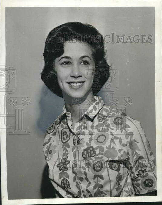 1963 Press Photo Melanie Mintz of New Orleans, vice-president of Temple Youth