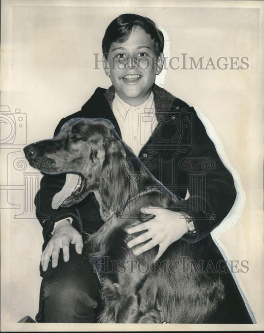 1967 Press Photo Shane O'Mintz, best in Match at dog show in New Orleans- Historic Images