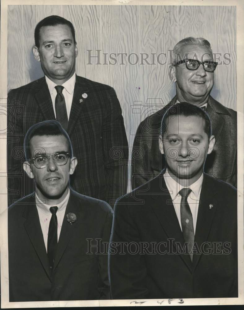 1963 Press Photo Kiwanis Club of Midcity officers, New Orleans area, Louisiana
