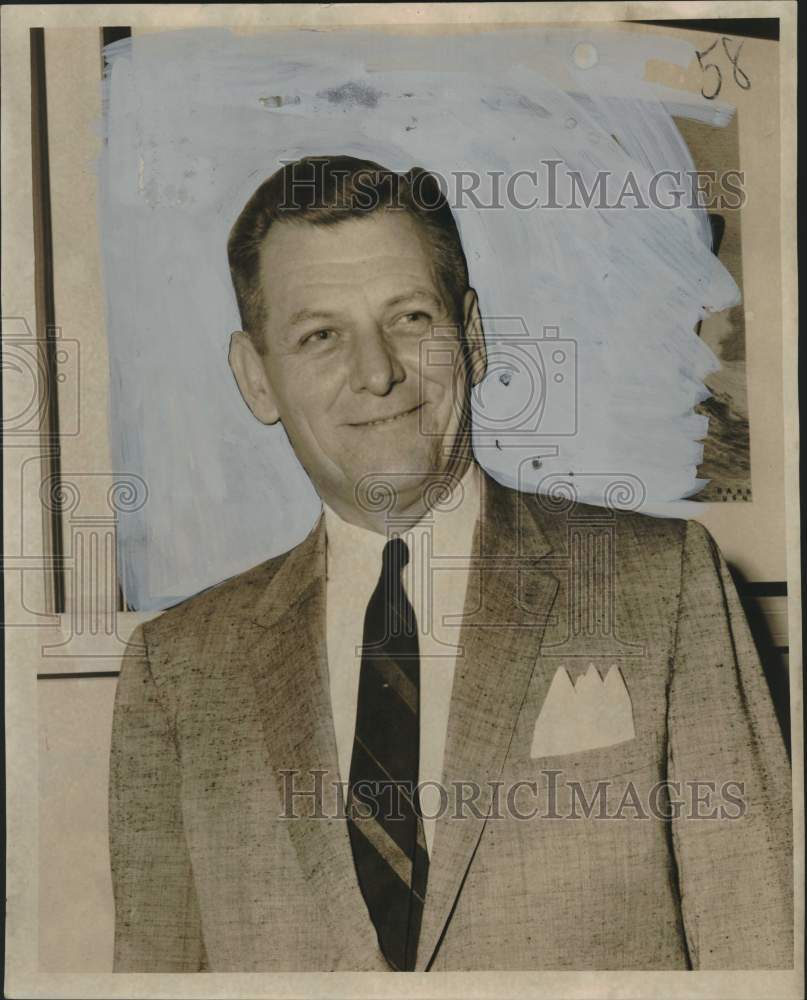 1958 Press Photo Peter M. Miller, Jr. of New Orleans - Historic Images