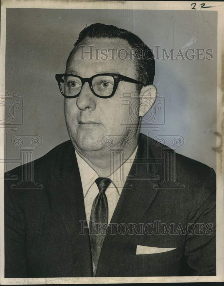 1966 Press Photo William McTague, National Federation of Federal Employees- Historic Images