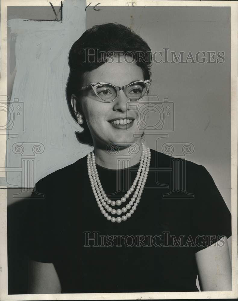 1963 Press Photo Mrs. Robert Milner, Auxiliary of Louisiana Chiropractors