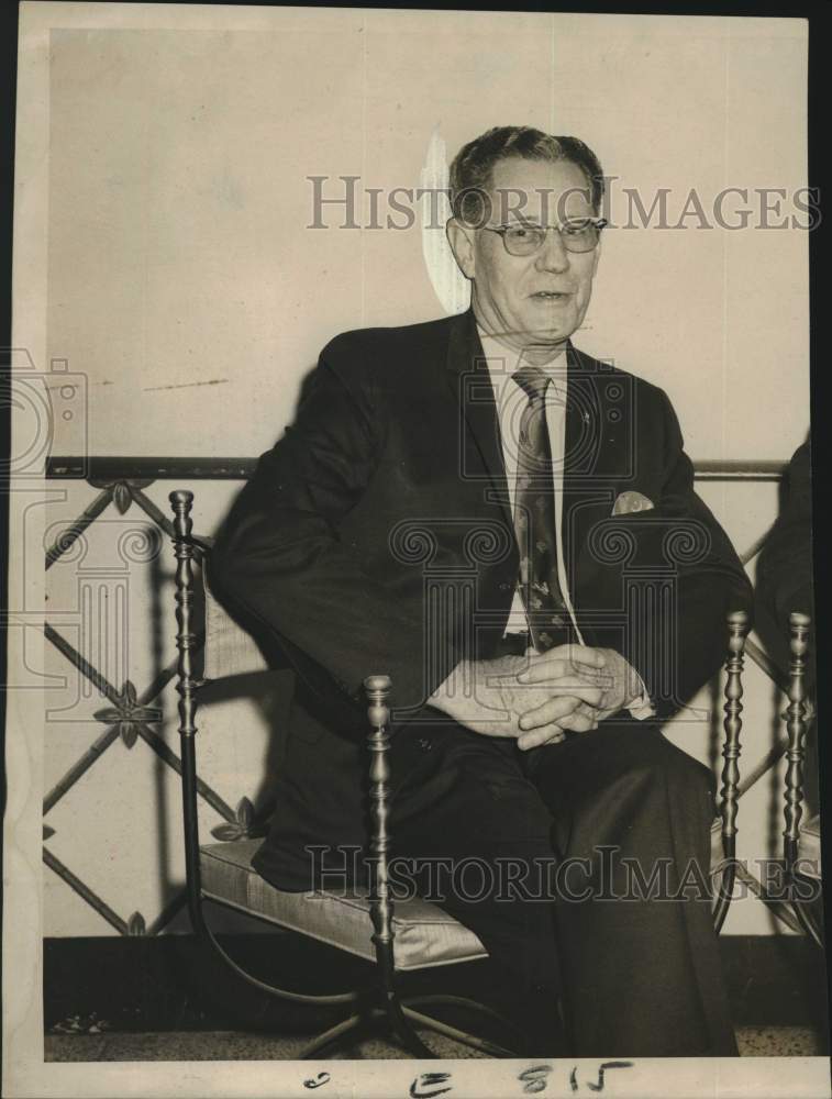 1968 Press Photo Dr. E. R. Minchew, Louisiana Teachers Association President