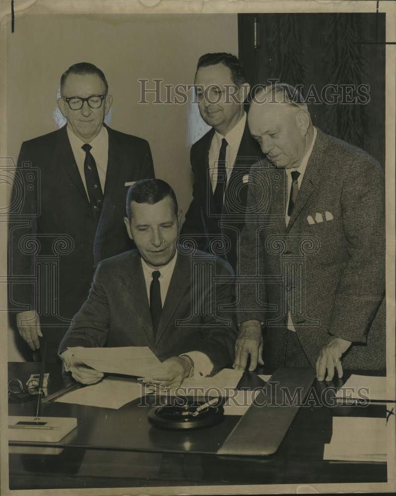 1962 Press Photo Newly elected officers of the New Orleans Board of Trade