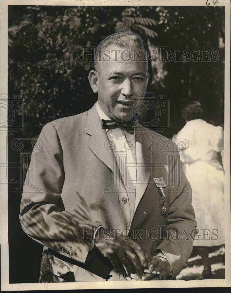 1955 Press Photo Gustavo Gomez Mejia, publisher of El Frente of Bucaramanga