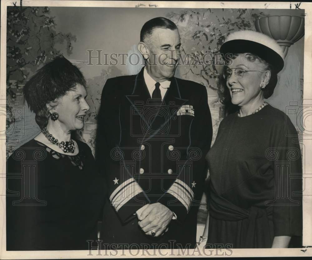 1962 Press Photo Rear Adm. Charles Lymann III-Veterans Day luncheon of the AAUW