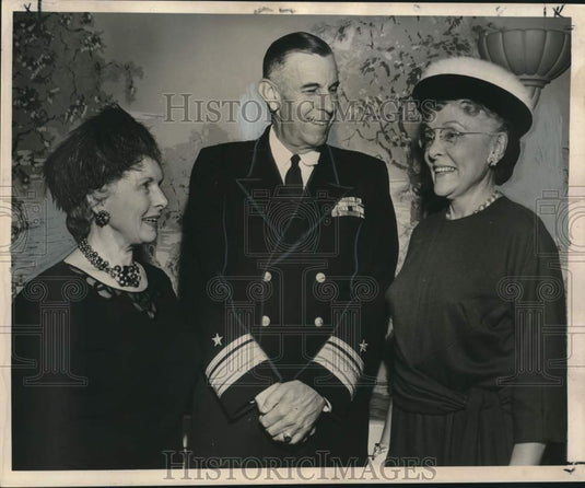 1962 Press Photo Rear Adm. Charles Lymann III-Veterans Day luncheon of the AAUW