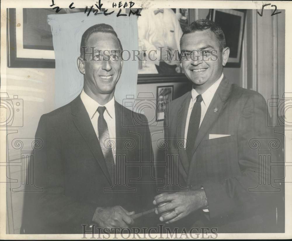 1961 Press Photo Young Men&#39;s Business Club Toastmasters Club 842 Officers - Historic Images