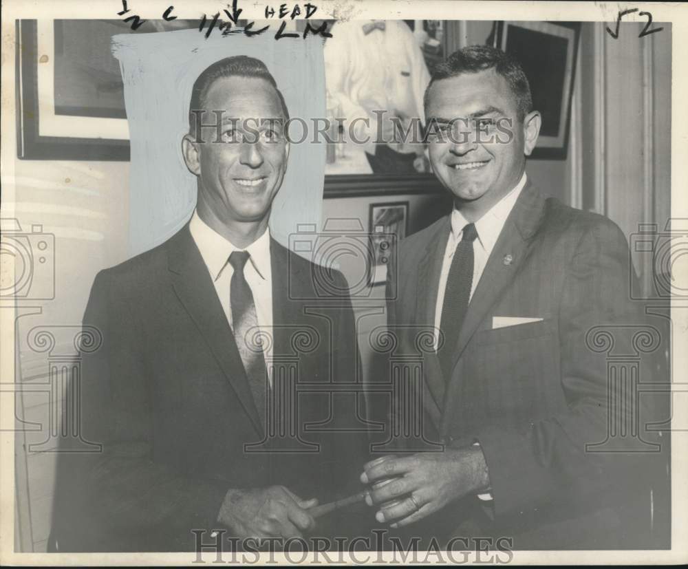 1961 Press Photo Young Men's Business Club Toastmasters Club 842 Officers - Historic Images