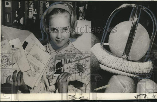1963 Press Photo Erin Mason at Melbourne's Royal Children's Hospital