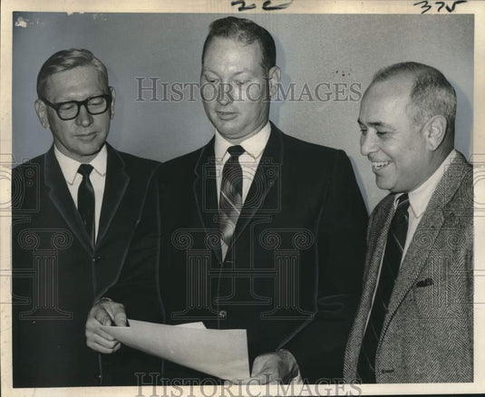 1969 Press Photo Elected Officers of the Metropolitan New Orleans Safety Council