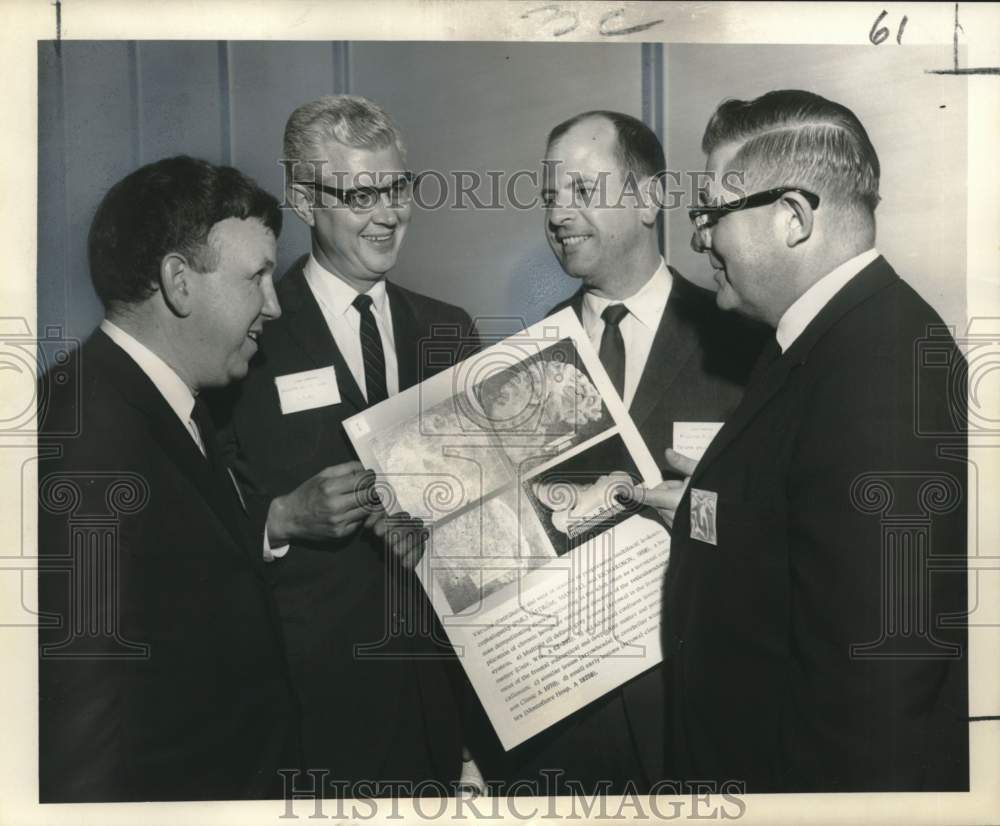 1967 Press Photo Symposium Louisiana Society for the Electron Microscopy- Historic Images