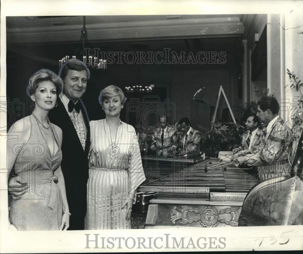 1976 Press Photo Pam Talbot during Guatemalan Relief Fund champagne dinner