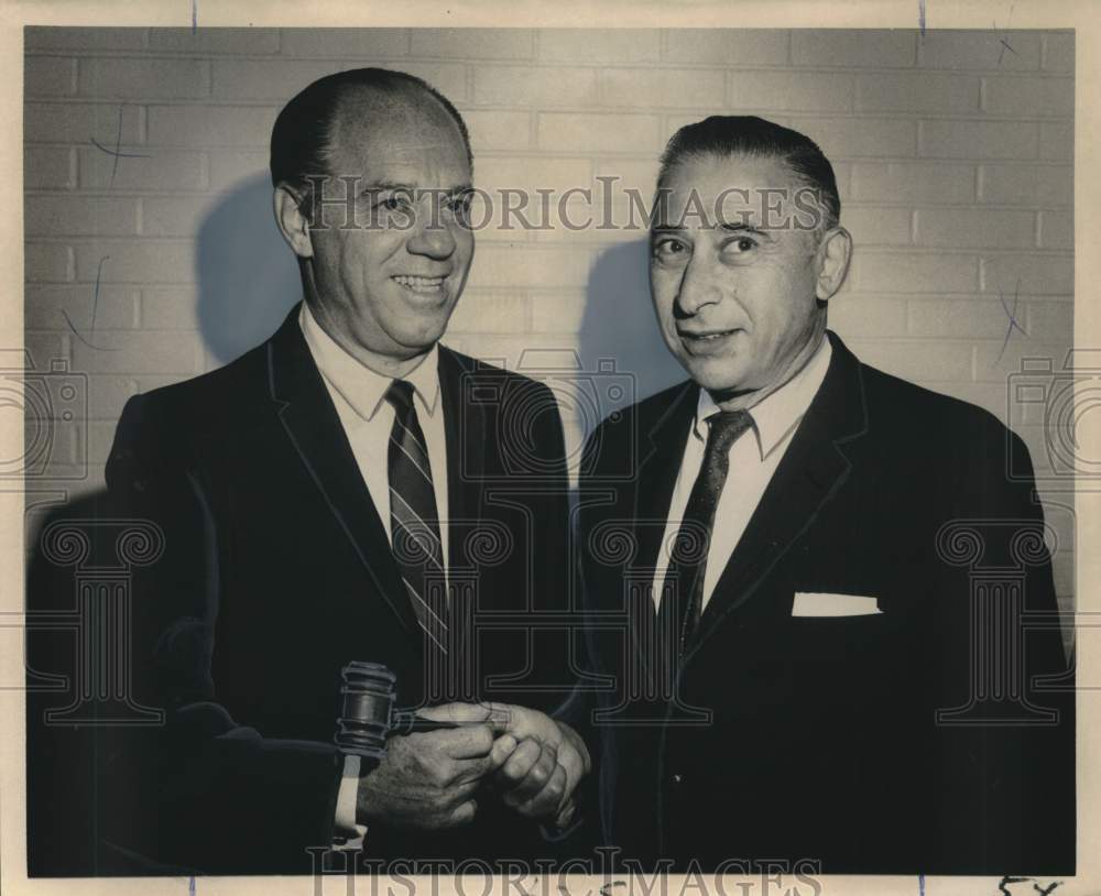 1968 Press Photo Robert Reisfeld &amp; Bernard D. Mintz-Jewish Community Center- Historic Images