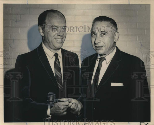 1968 Press Photo Robert Reisfeld & Bernard D. Mintz-Jewish Community Center- Historic Images