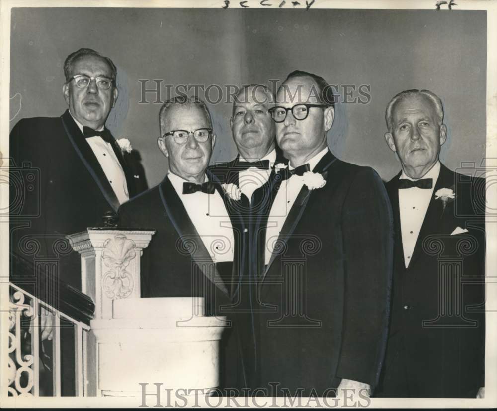 1964 Press Photo Leaders of the Orleans Parish Medical Society for 1965