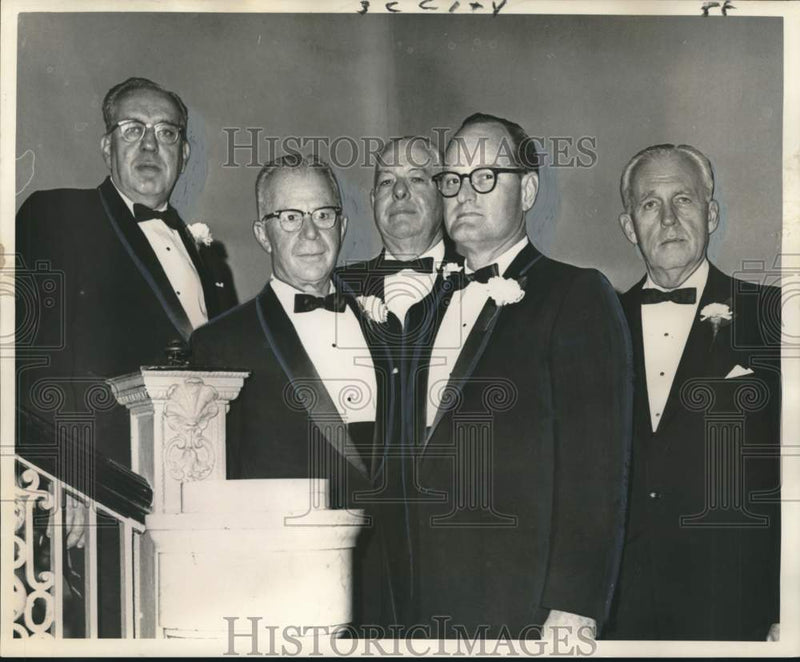 Load image into Gallery viewer, 1964 Press Photo Leaders of the Orleans Parish Medical Society for 1965
