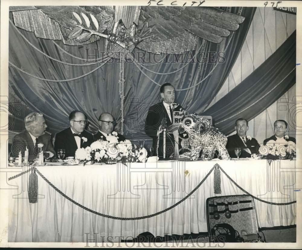 1964 Press Photo Louisiana Democrat For Goldwater fund-raising dinner- Roosevelt