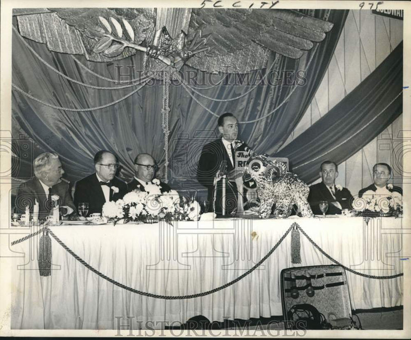 Load image into Gallery viewer, 1964 Press Photo Louisiana Democrat For Goldwater fund-raising dinner- Roosevelt

