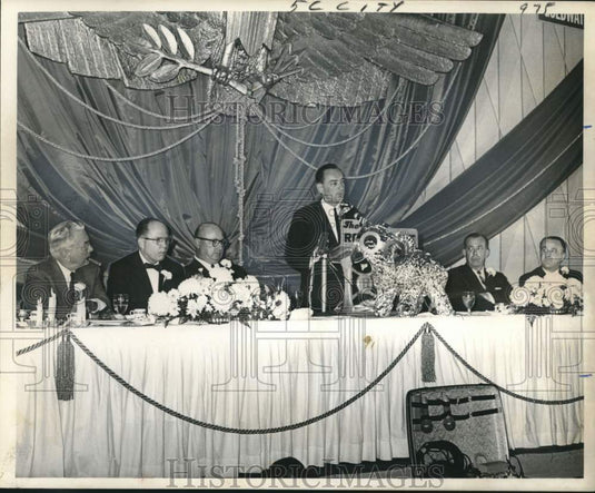1964 Press Photo Louisiana Democrat For Goldwater fund-raising dinner- Roosevelt