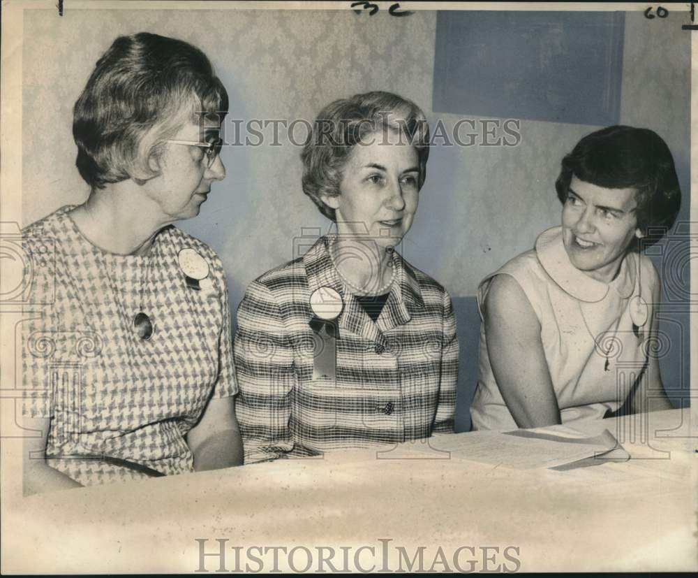1969 Press Photo New Officers of the League of Women Voters of New Orleans