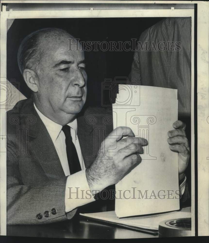 1969 Press Photo Atty General John Mitchell proposes Voting Rights Act expansion