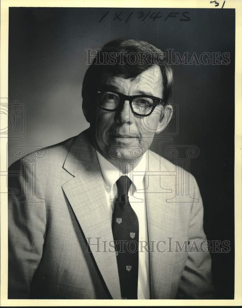 1980 Press Photo W. Wayne Murphy, Vice President Halter Marine Incorporated - Historic Images