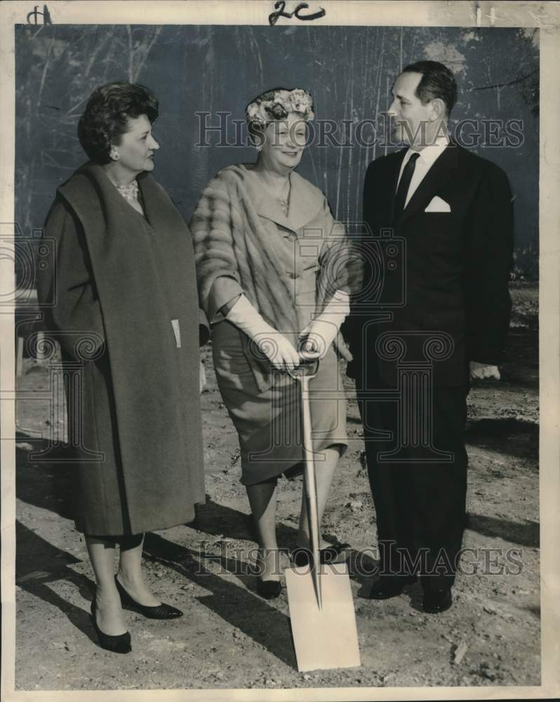 1960 Press Photo Unity Church Leaders in at Ground Breaking Ceremony- Historic Images