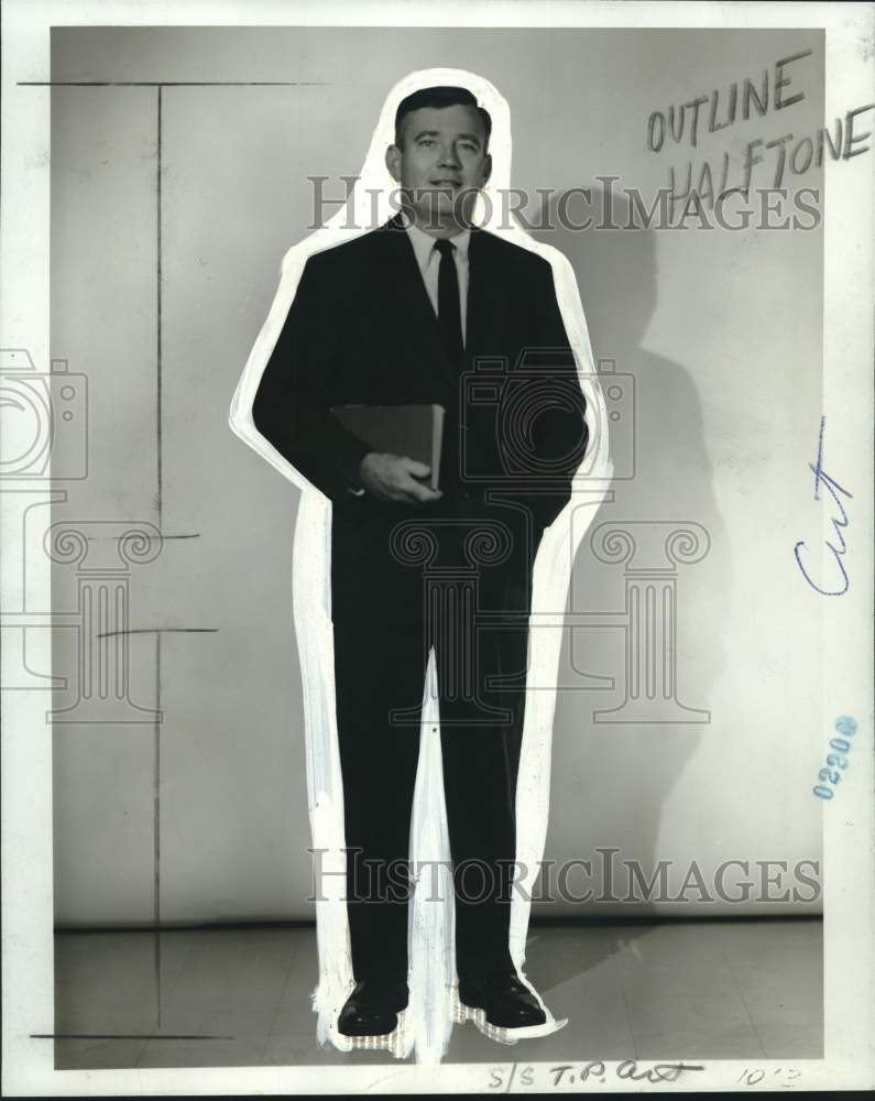 1968 Press Photo Frank C. Moron - noo47689