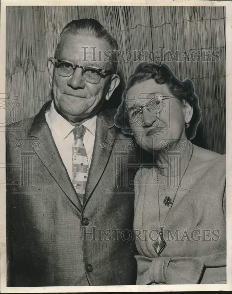 1963 Press Photo Mr. and Mrs. James T. Myers Celebrate 50th Wedding Anniversary