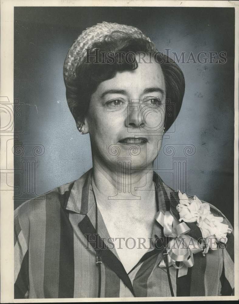 1963 Press Photo Mrs. Joseph H. Muth, president of Louisiana Pond, Blue Goose