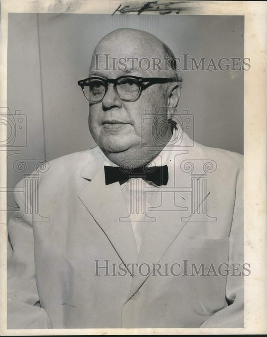 1960 Press Photo Dr. Joseph C. Morris, Communications and Electronic Association