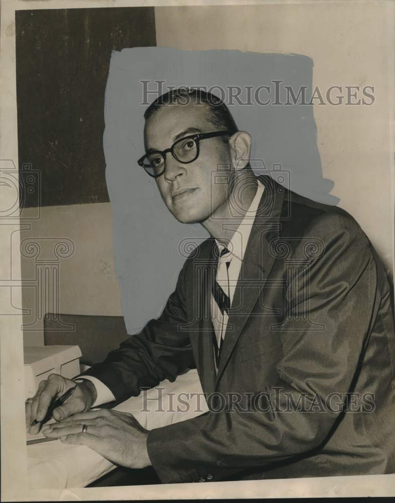1961 Press Photo Paul Mitchell, Junior Achievement of Greater New Orleans