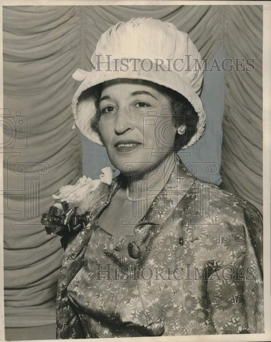 1962 Press Photo Mrs. Ben Moise, president, City Park Women's Club - noo47860
