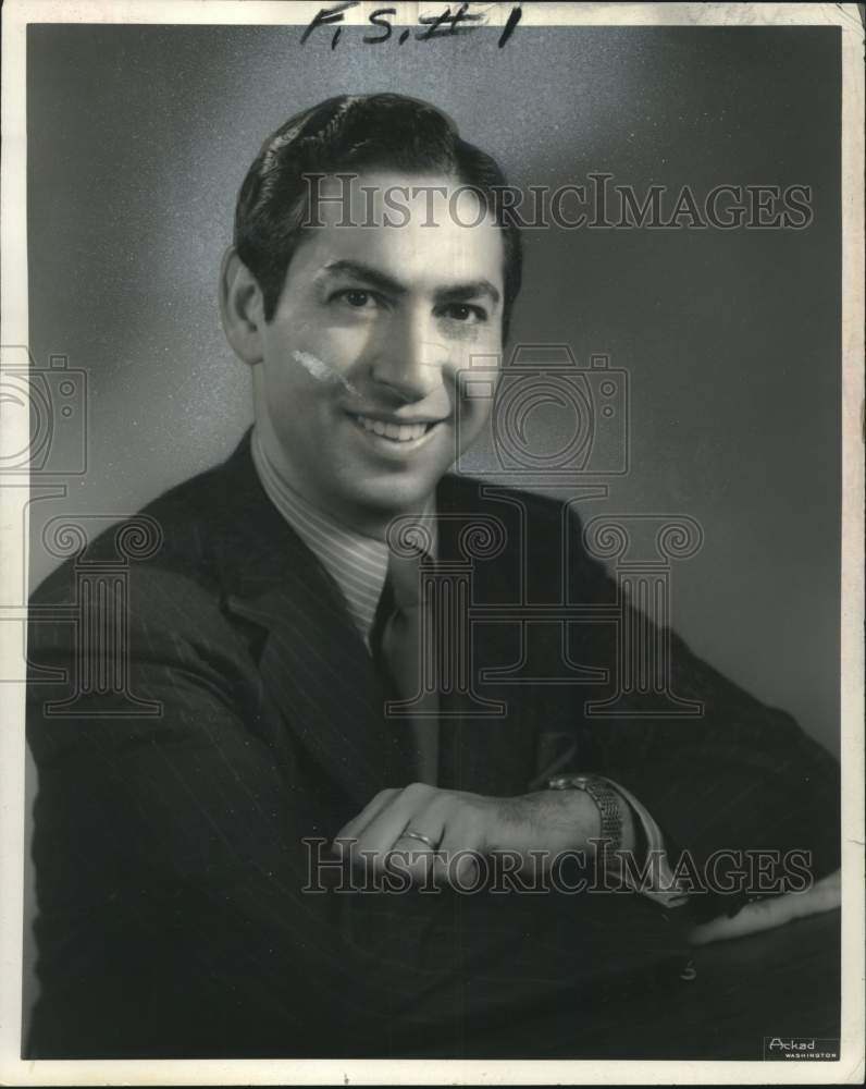 1974 Press Photo Louis Moses, Menswear Retailers of America at Royal Sonesta - Historic Images