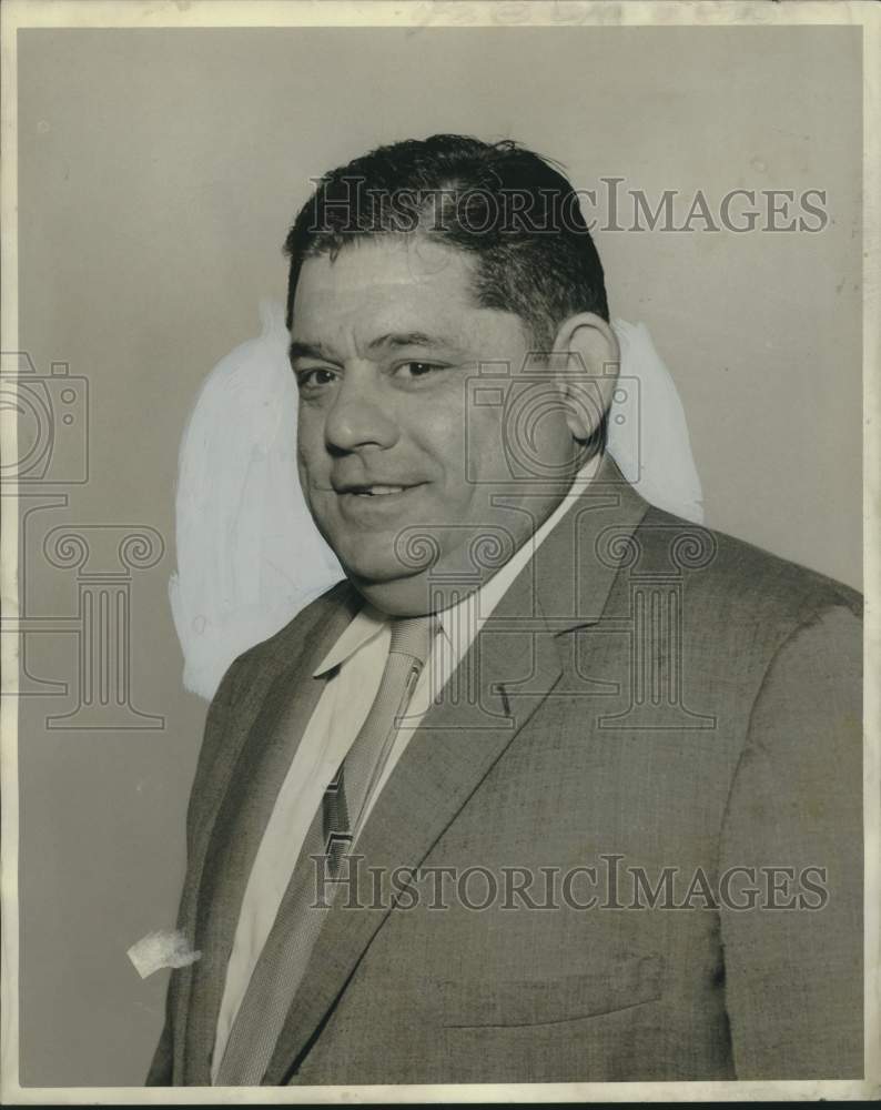 1961 Press Photo Harold Molaison,  president of The Beachcombers- Historic Images